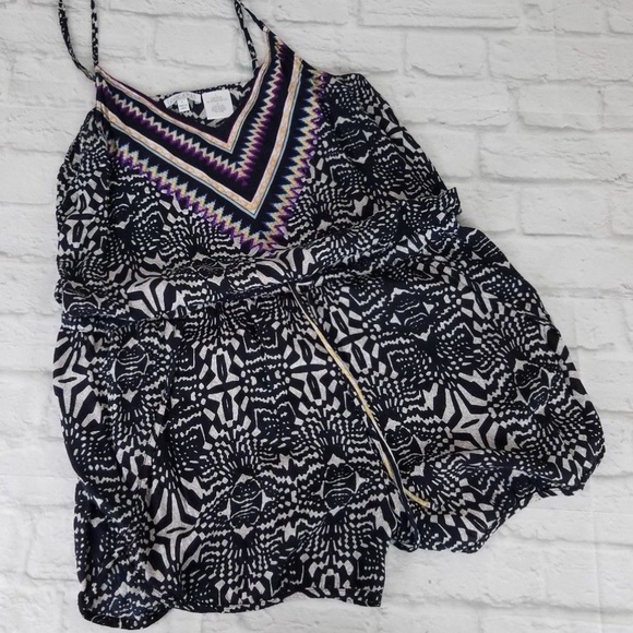 Patrons of Peace Pants - Patrons of Peace Romper L Black Gray Purple